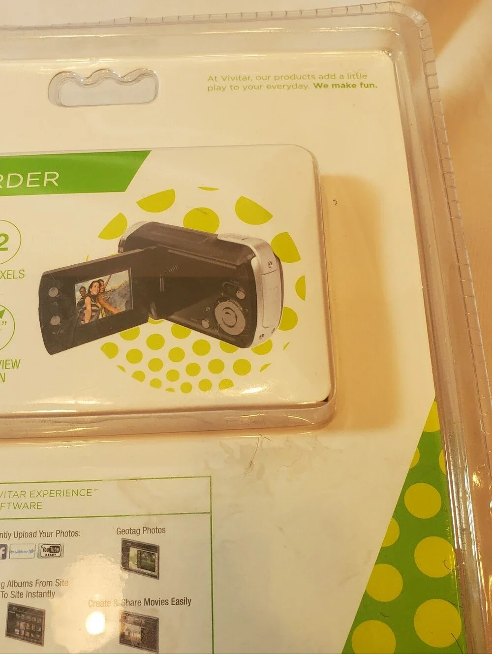 Vivitar DVR508NHD Full HD 1080p Black Camcorder 12MP 4x Zoom 1.8